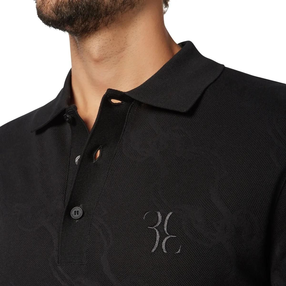 Piqué-Polohemd mit Muster