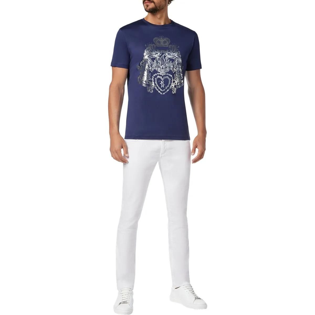 T-Shirt mit Grafikprint aus Baumwolljersey
