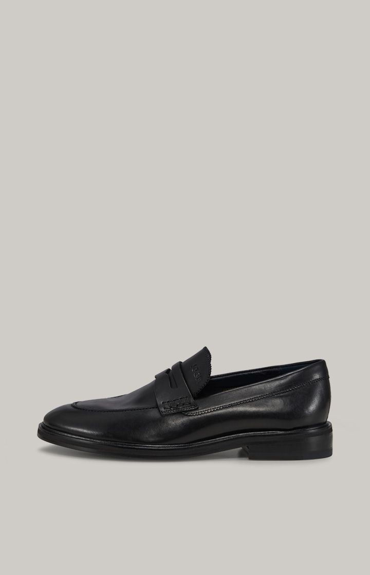 JOOP! Kleitos Schwarze Lederloafer Elegante Business Freizeitschuhe
