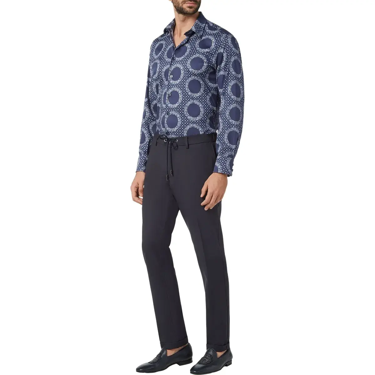 Baumwollhemd mit Paisley-Print