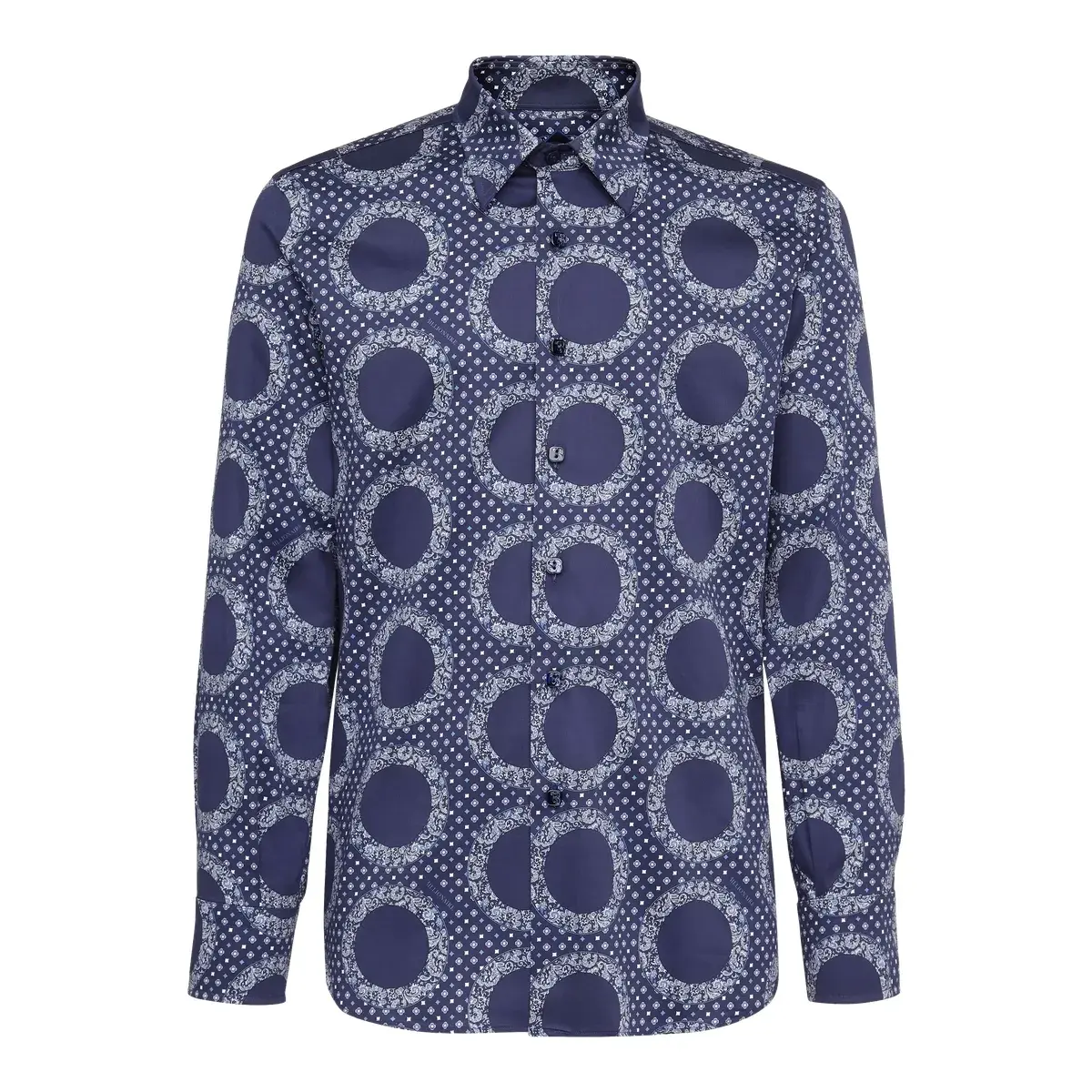 Baumwollhemd mit Paisley-Print