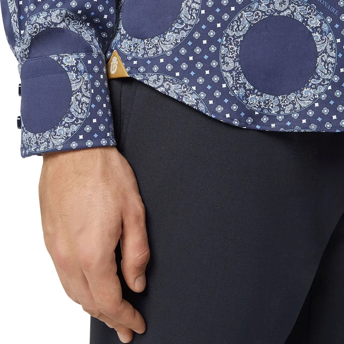 Baumwollhemd mit Paisley-Print