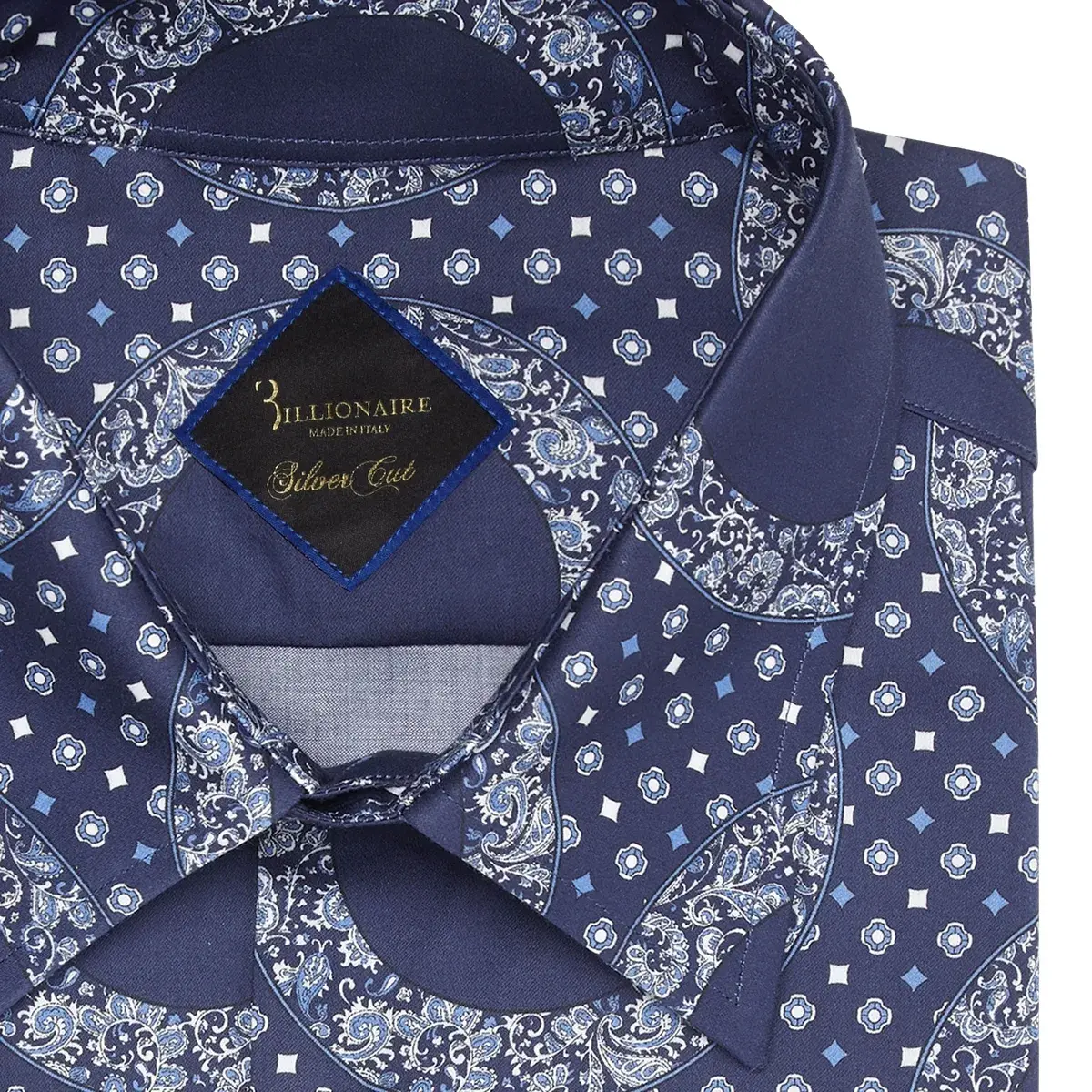 Baumwollhemd mit Paisley-Print