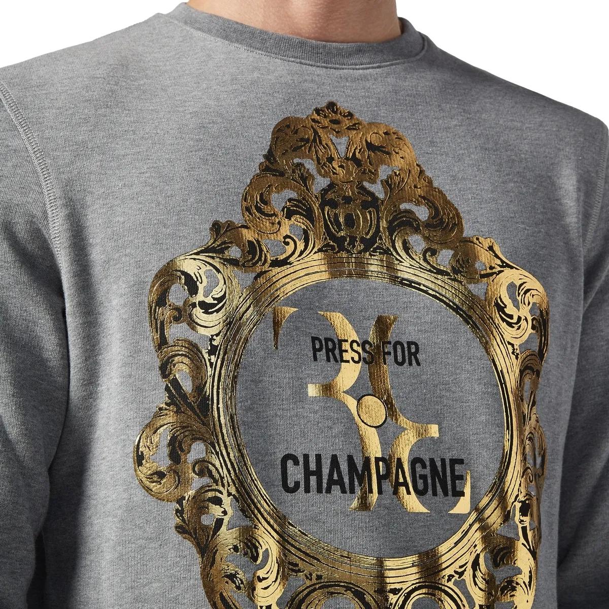 Barockes Champagner Grafik Sweatshirt