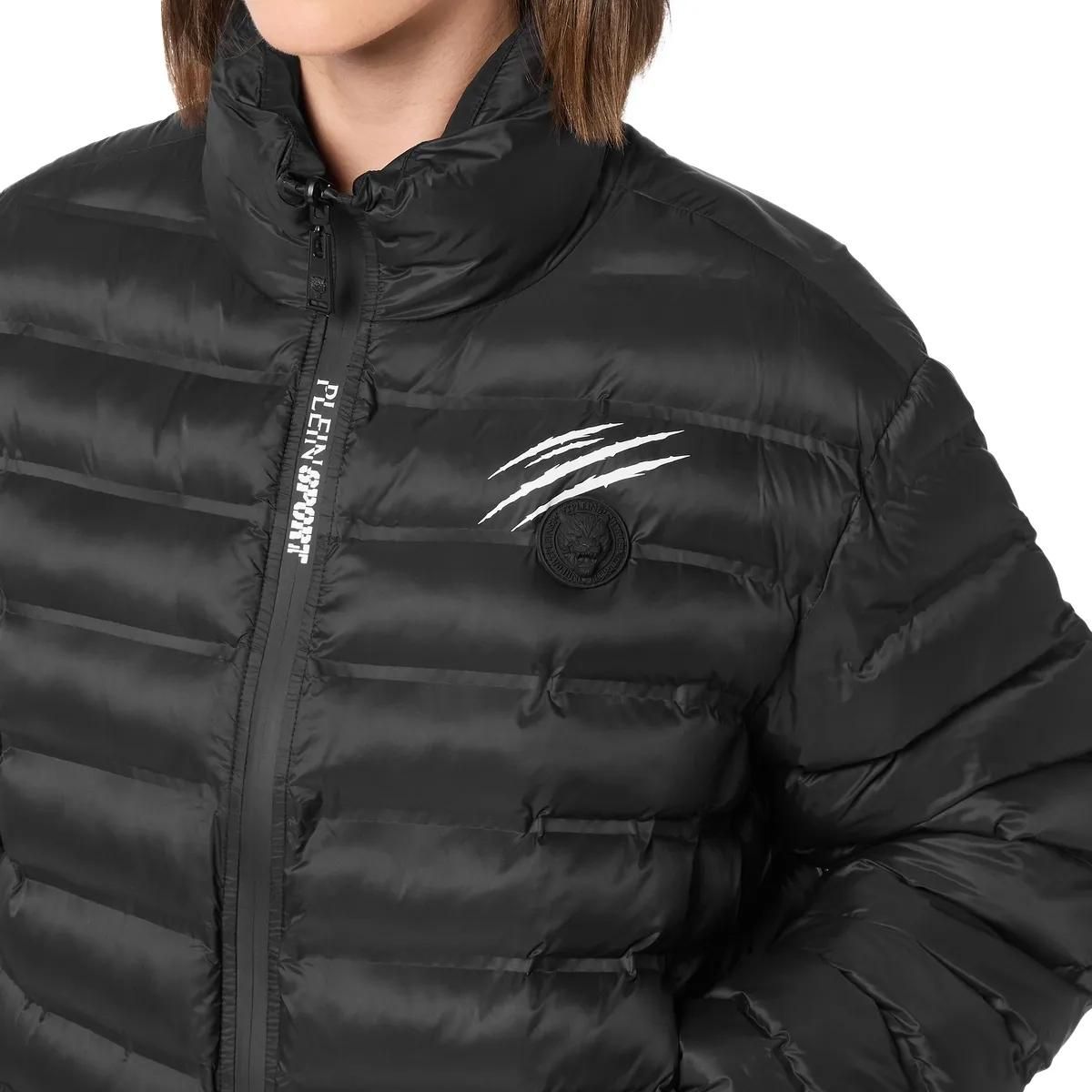 Wattierte, leichte Pufferjacke mit Logo