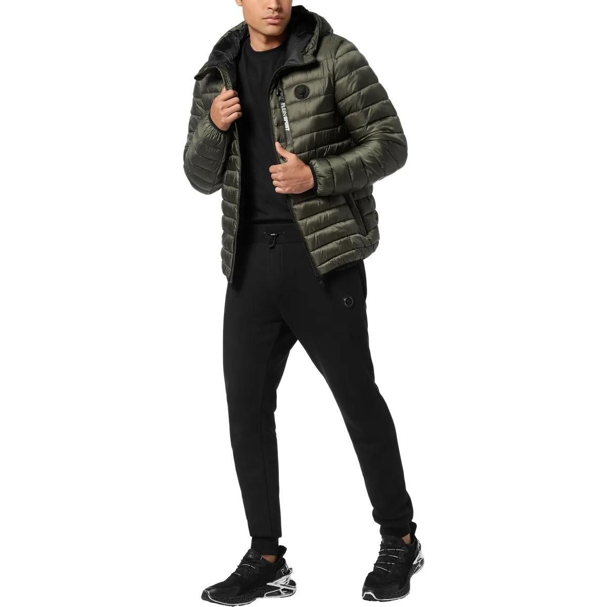 Gesteppte Steppjacke mit Kapuze