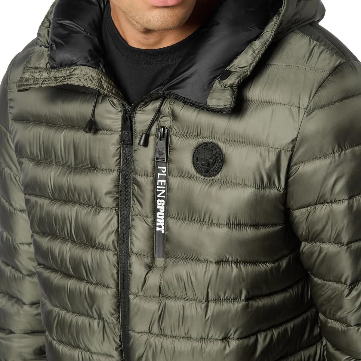 Gesteppte Steppjacke mit Kapuze