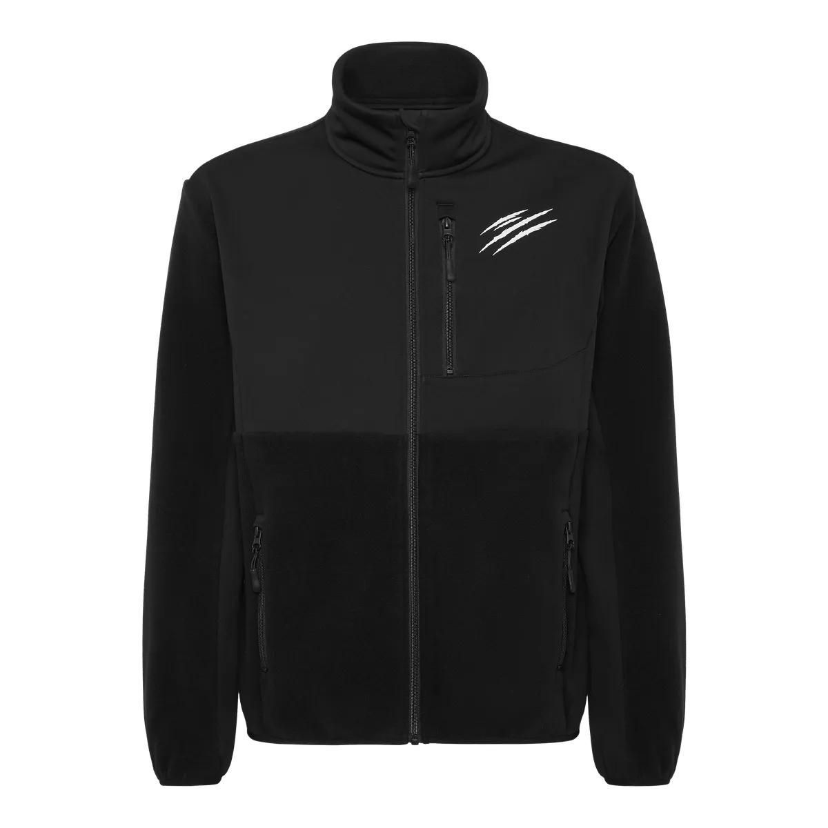 Sportliche Fleece-Jacke mit Reißverschluss
