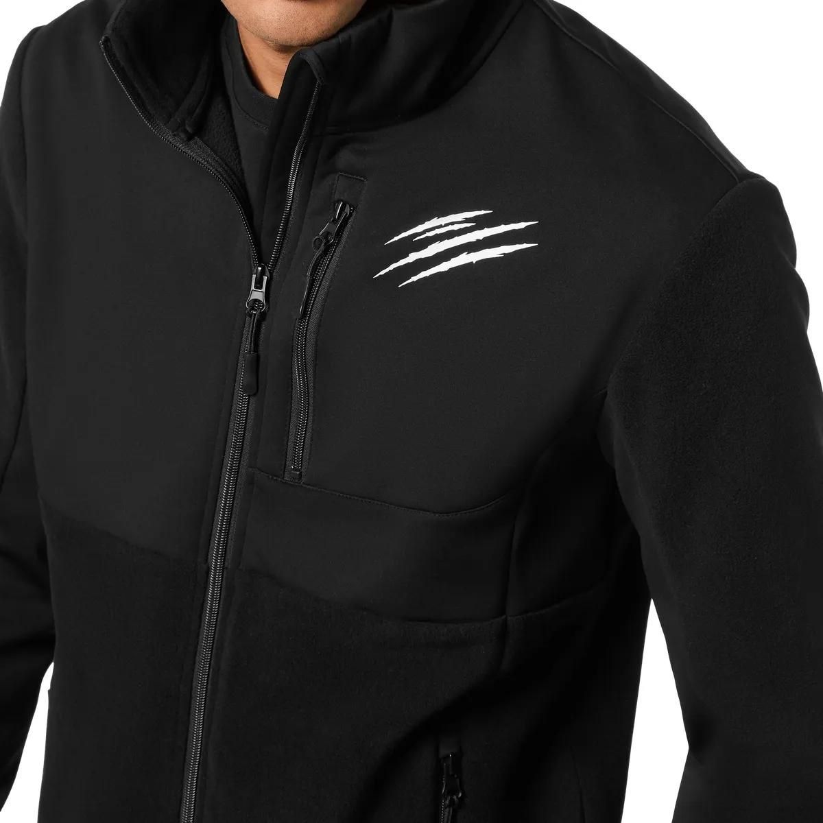 Sportliche Fleece-Jacke mit Reißverschluss