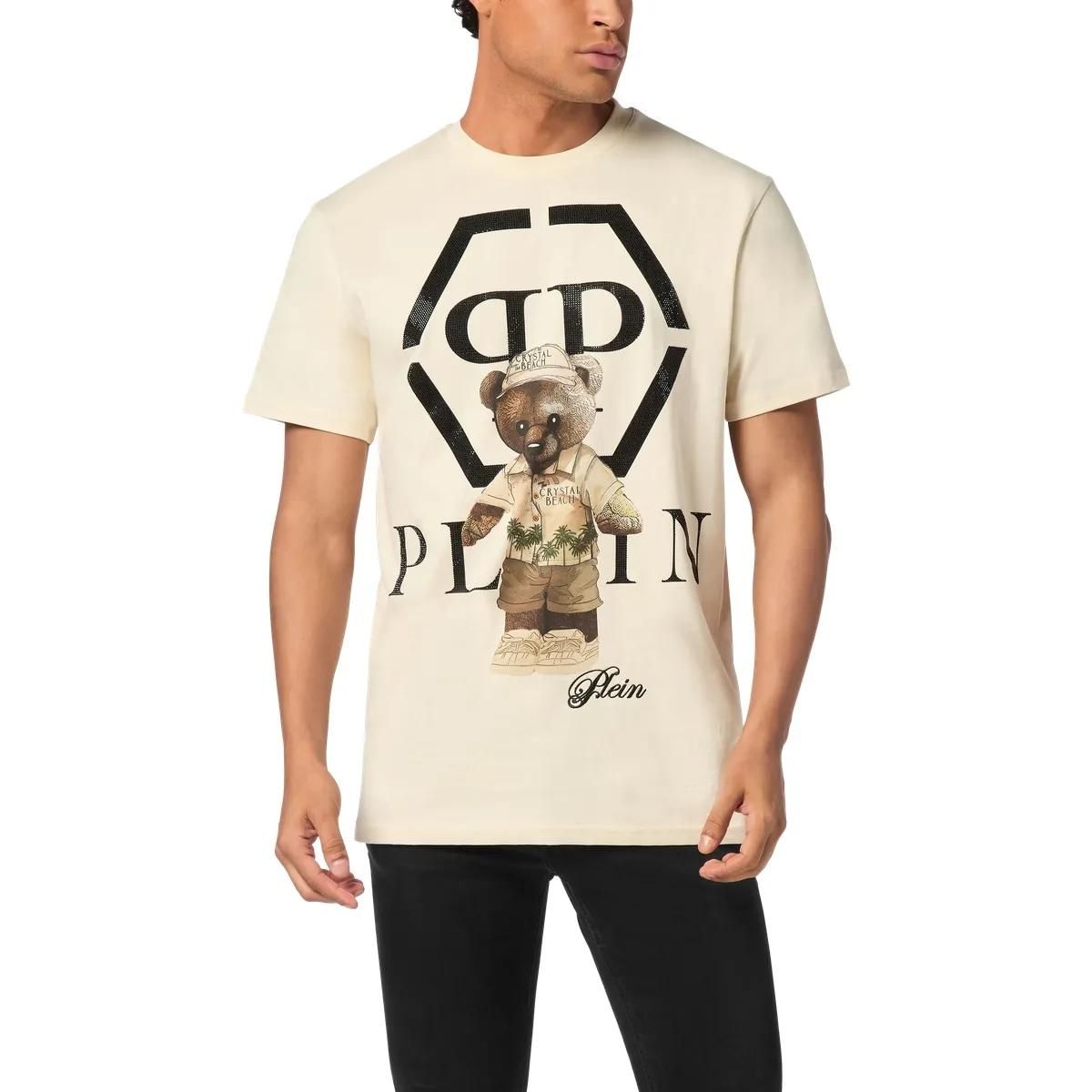 Grafik Teddybär Rundhals T-Shirt