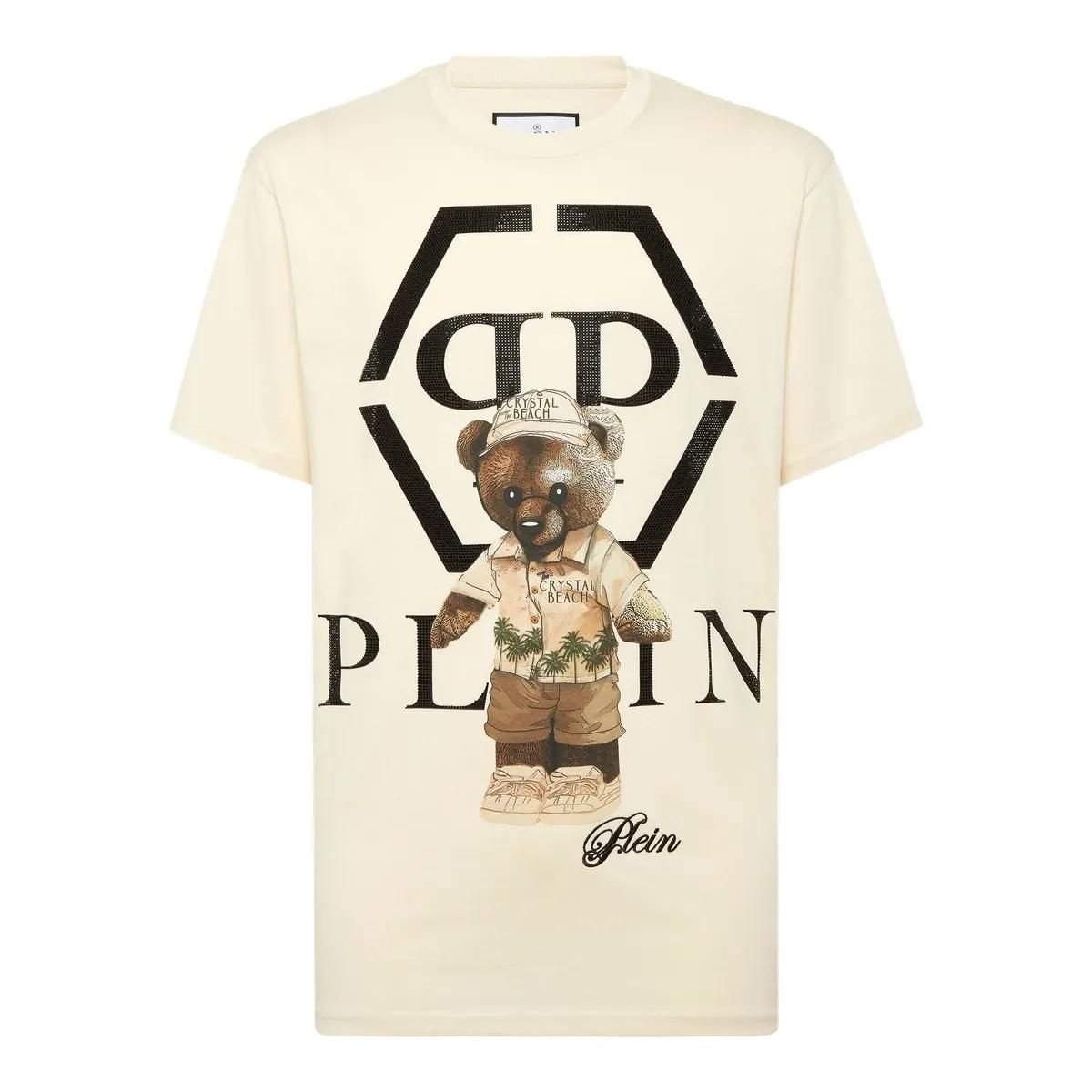 Grafik Teddybär Rundhals T-Shirt