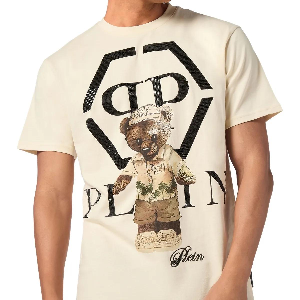 Grafik Teddybär Rundhals T-Shirt
