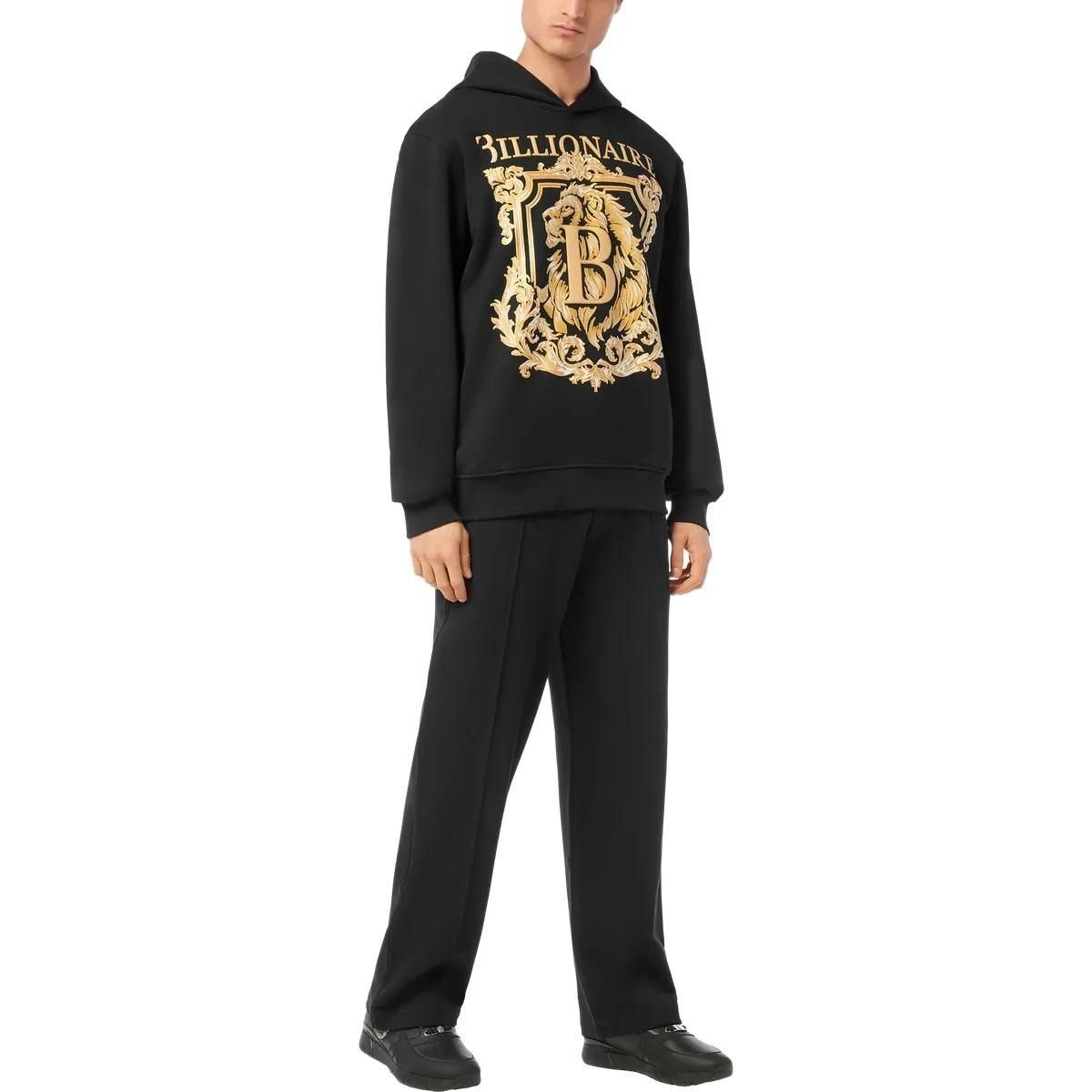 Kapuzenpullover aus Baumwolle mit auffälligem Grafikprint