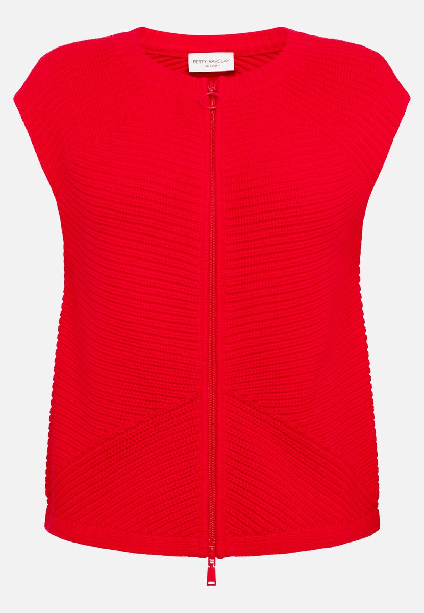Grobstrickjacke ohne Arm