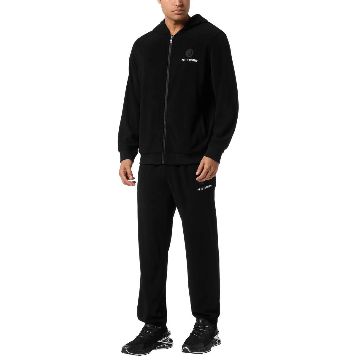 Sportliches Fleece-Hoodie mit Reißverschluss