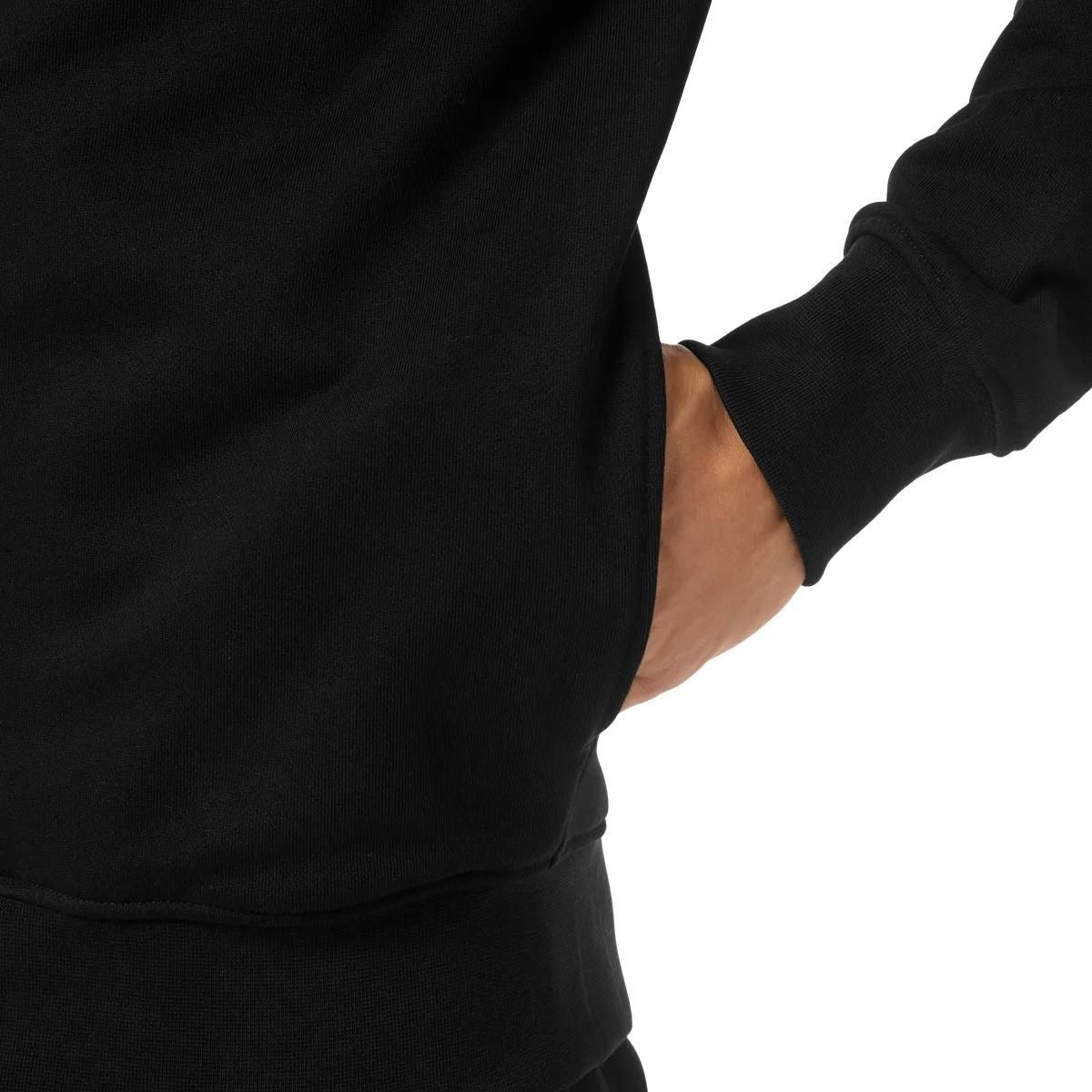 Lässige Fleece-Kapuzenjacke mit Reißverschluss