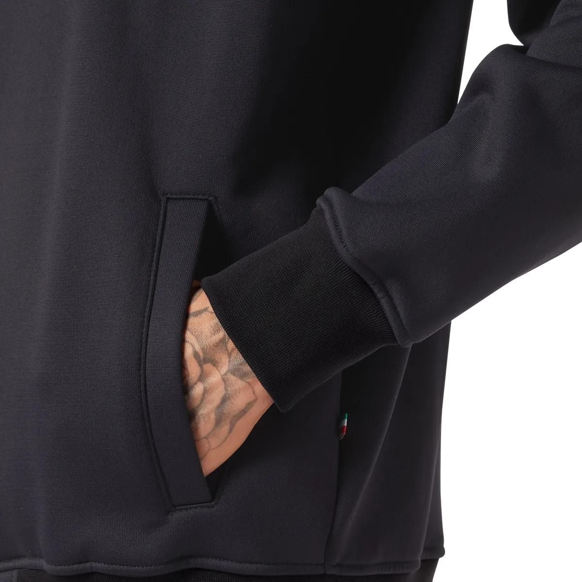 Wappenbestickte Trainingsjacke mit Reißverschluss