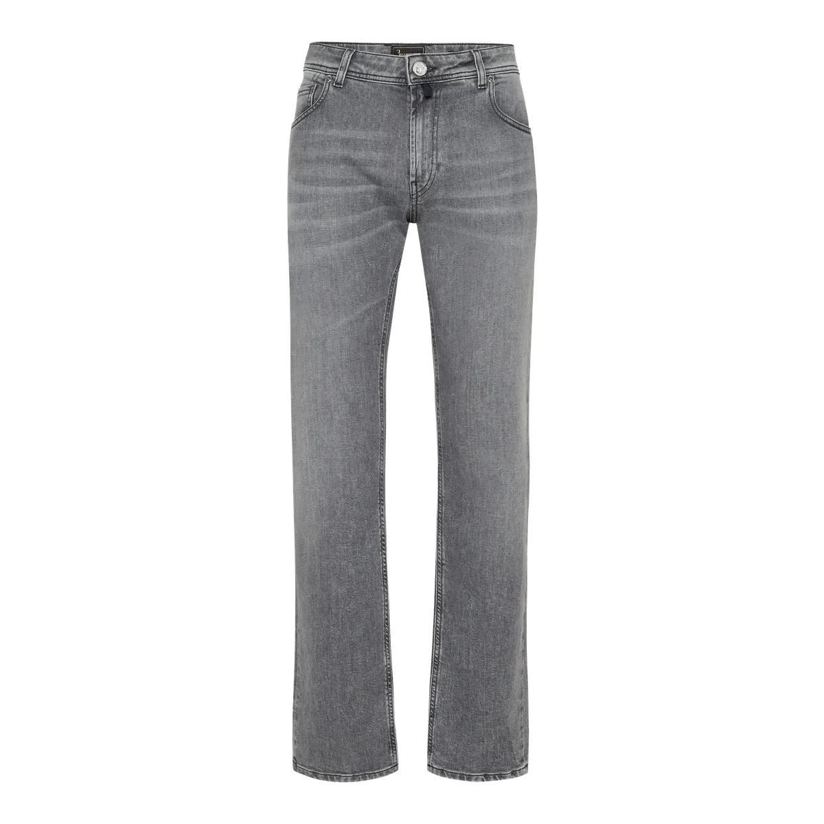 Herren Straight Fit Graue Jeans