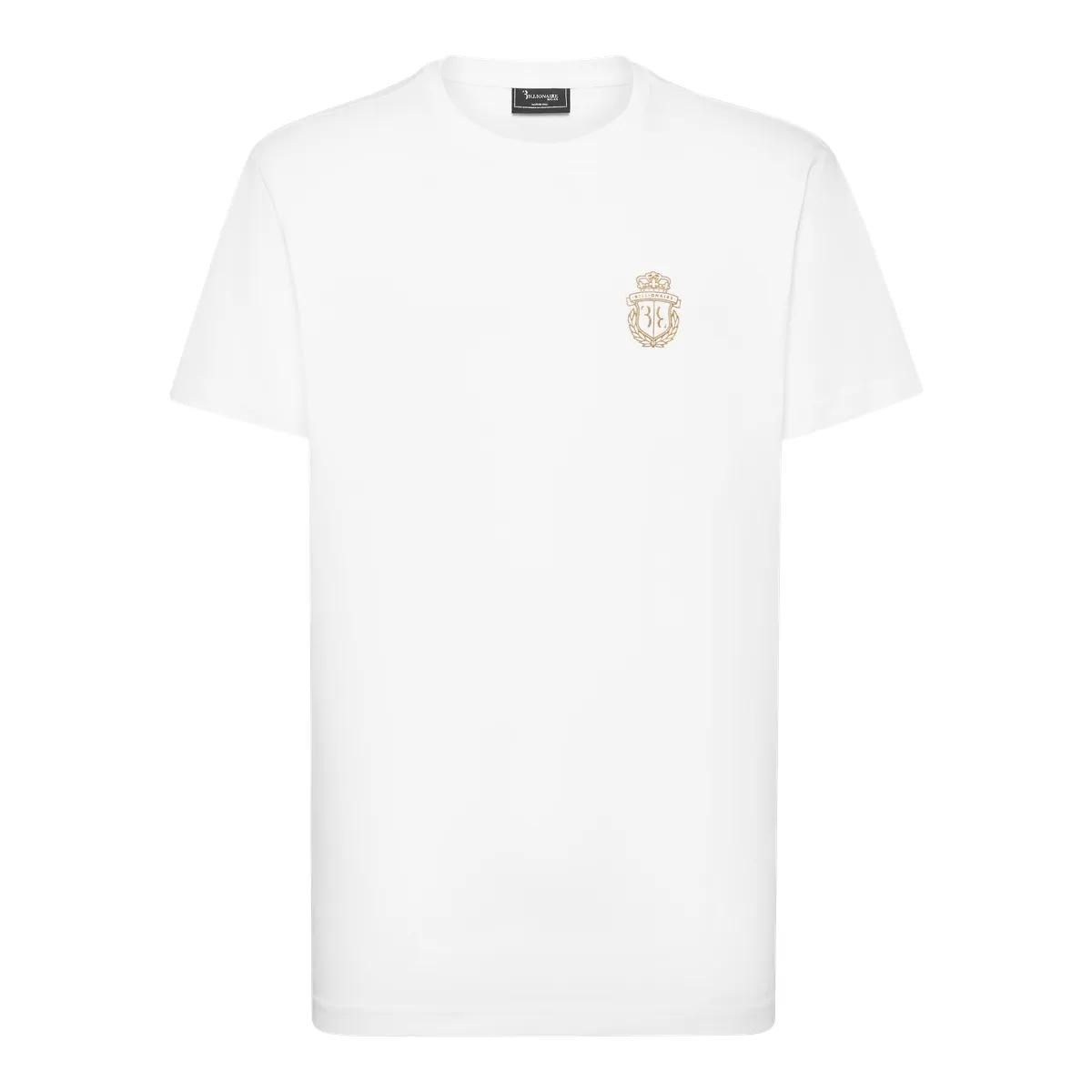 T-Shirt aus Baumwolljersey mit Wappen-Grafik