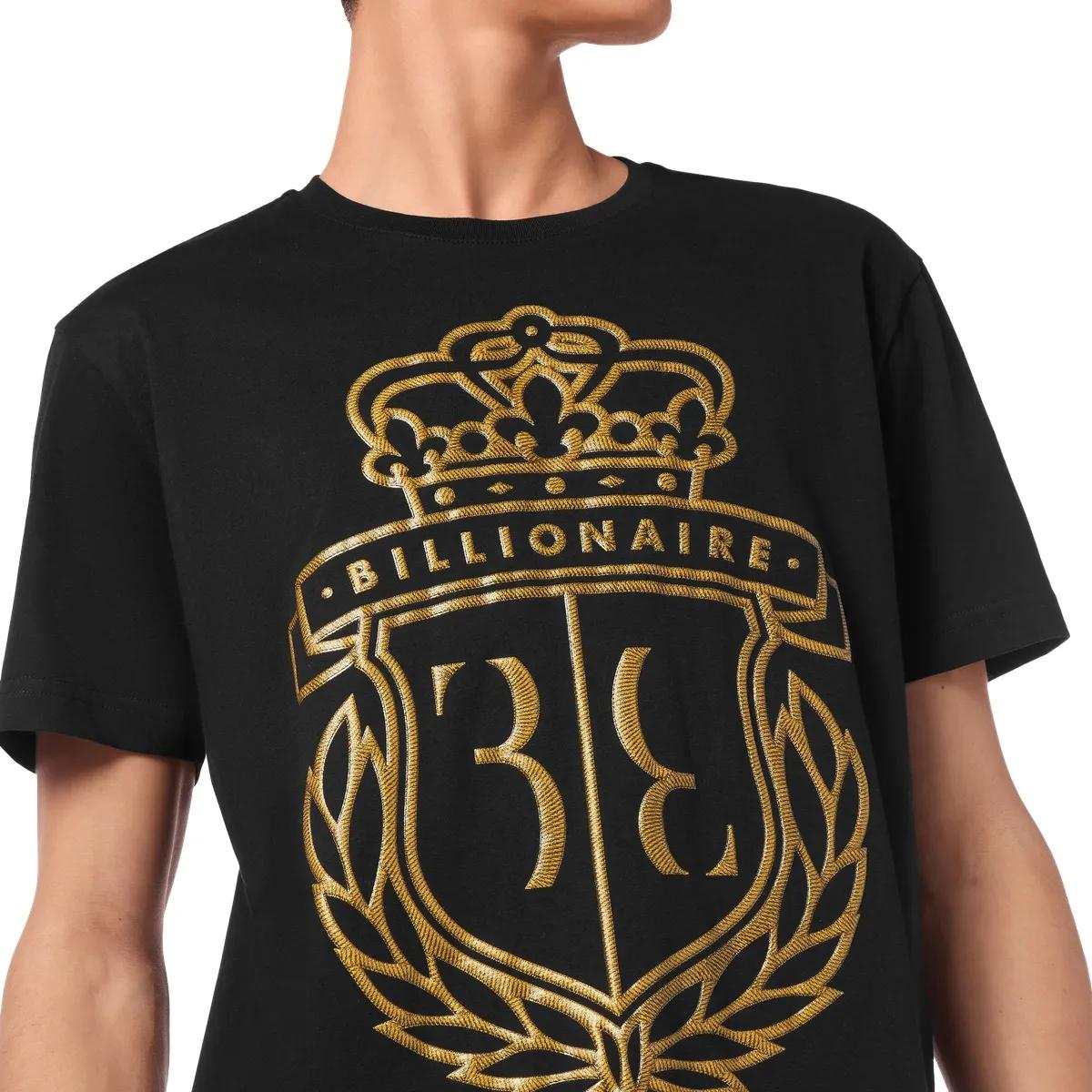 Baumwoll-T-Shirt mit grafischem Wappenprint