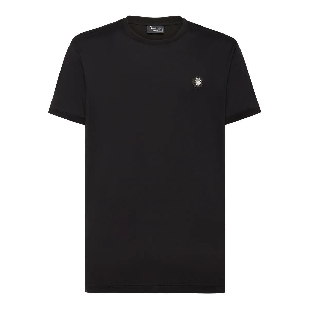 Klassisches Baumwolljersey T-Shirt mit Rundhalsausschnitt