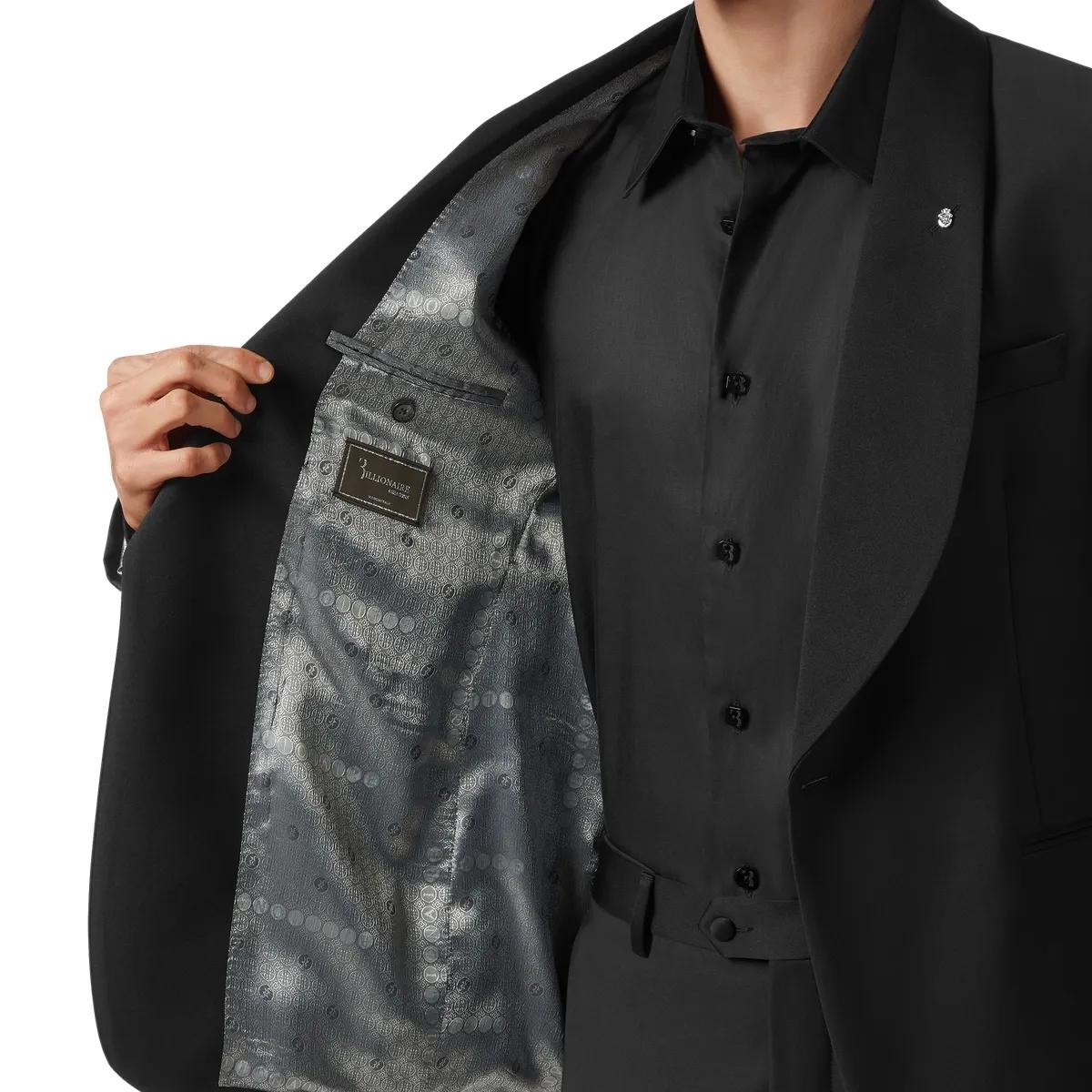 Eleganter Wollblazer mit Schalkragen