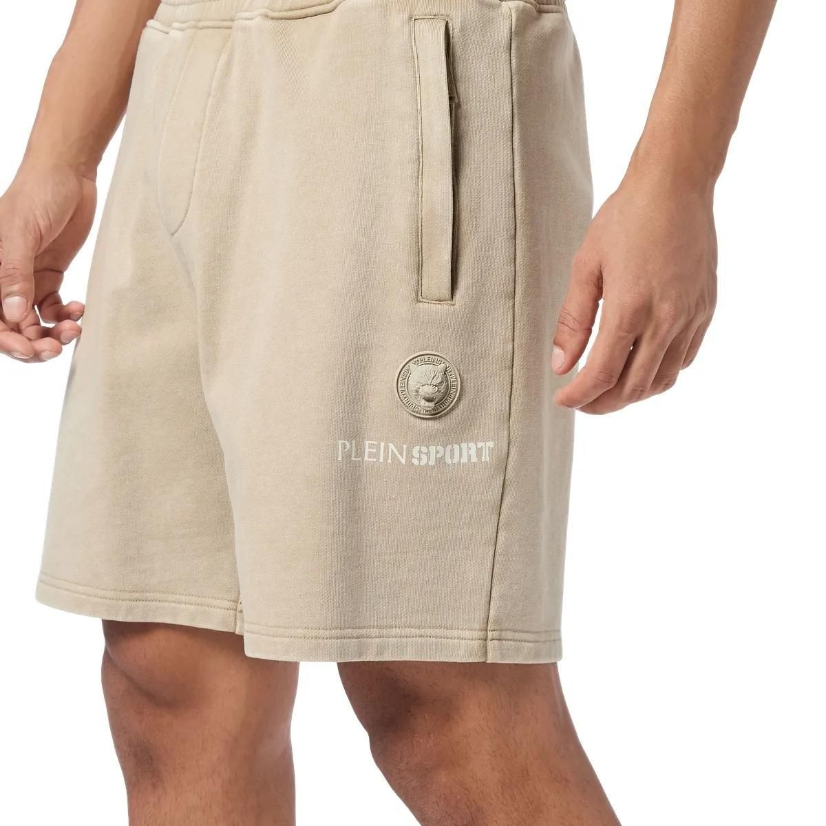 Locker geschnittene Jogginghose aus Baumwollfleece