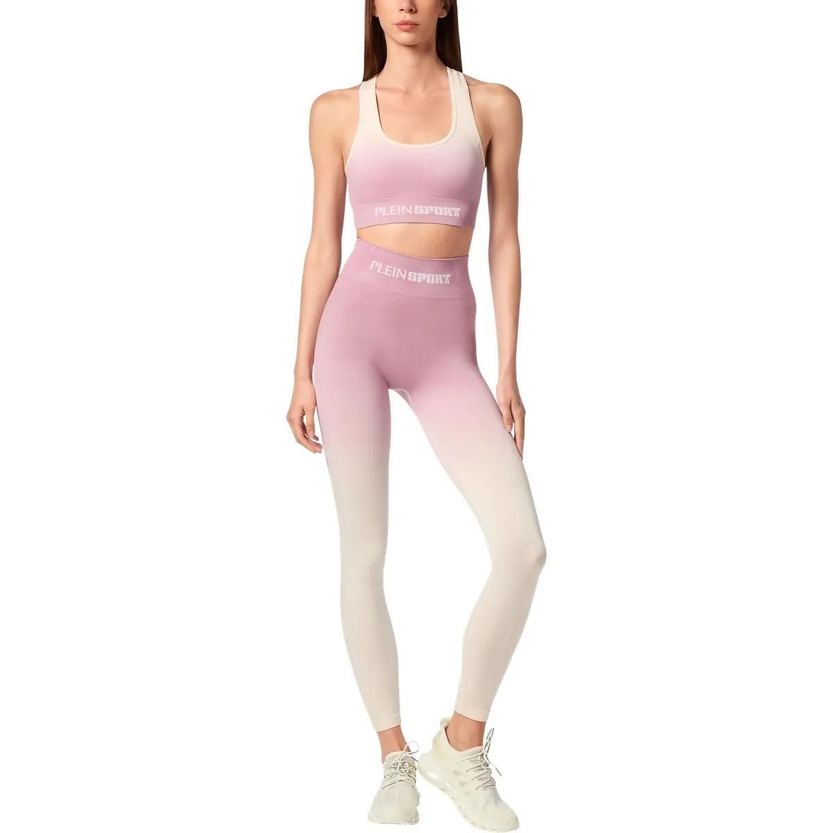 Nahtlose High-Waist Leggings mit Farbverlauf