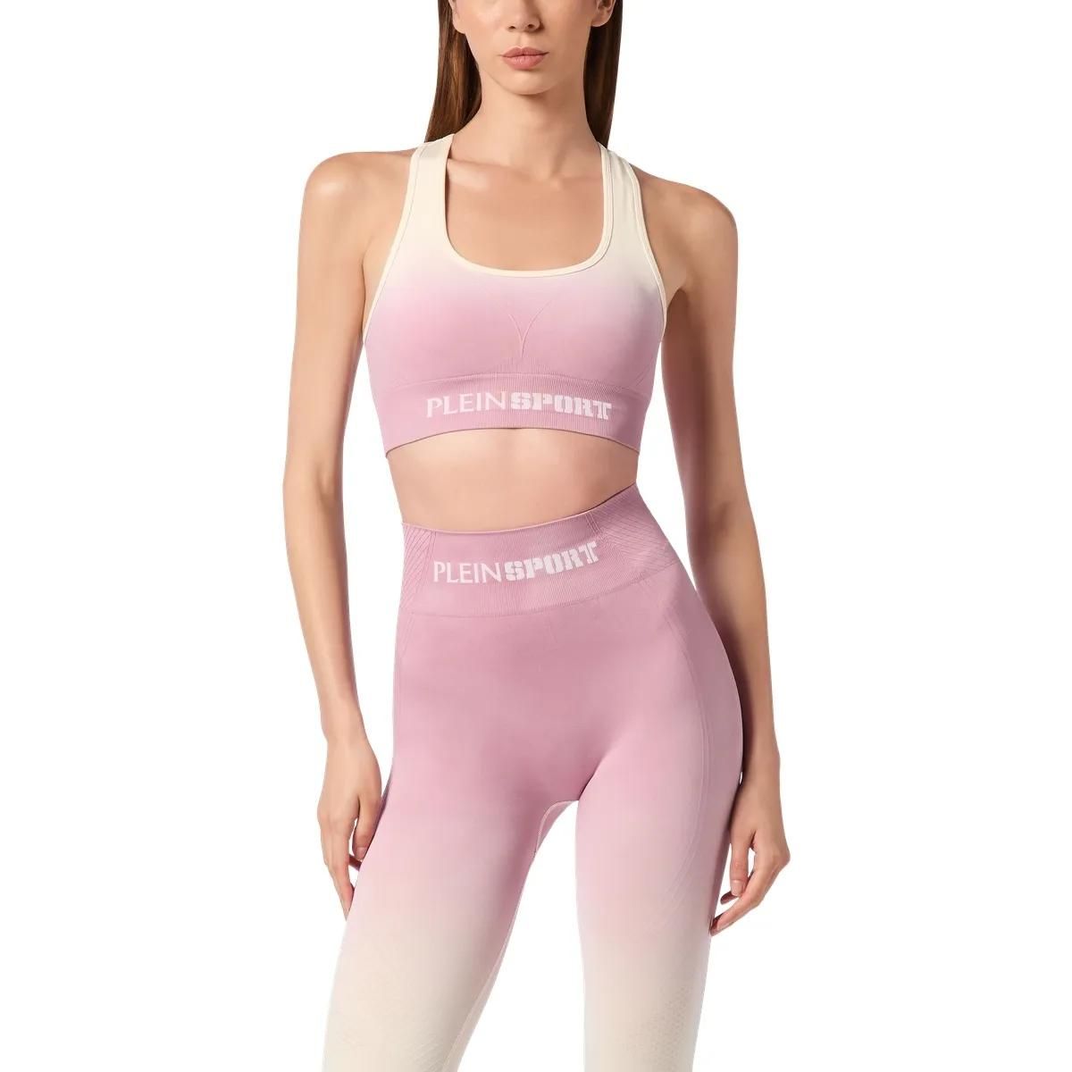 Nahtloses Ombre Sport-BH-Top