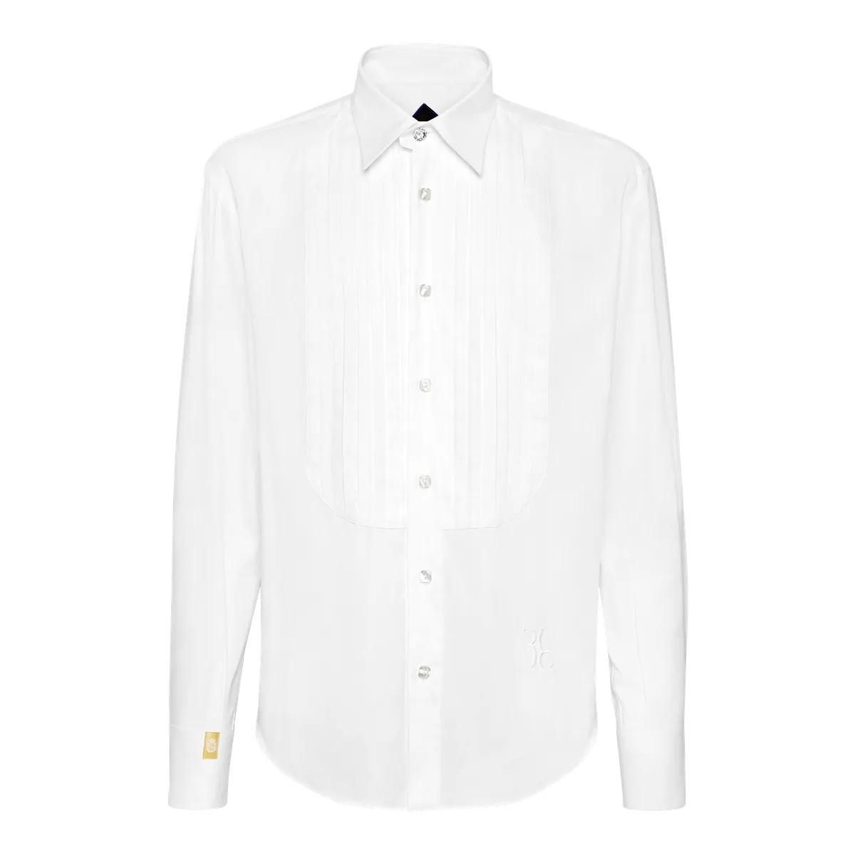 Formales Hemd mit Plissee-Front