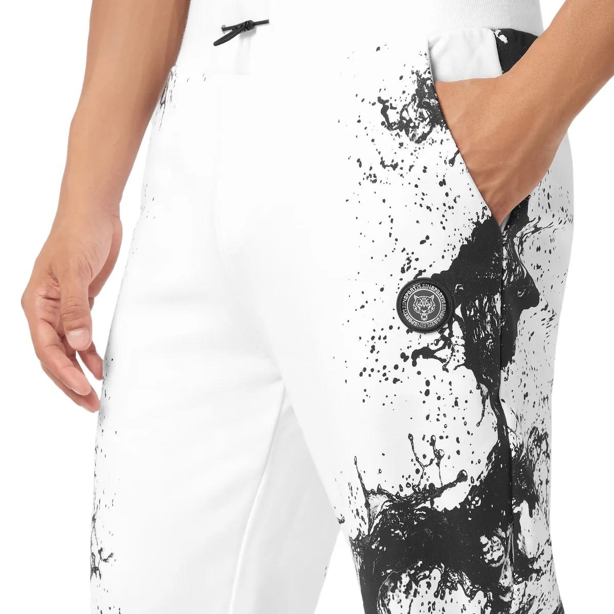 Jogginghose mit Spritzmuster im Athleisure-Stil