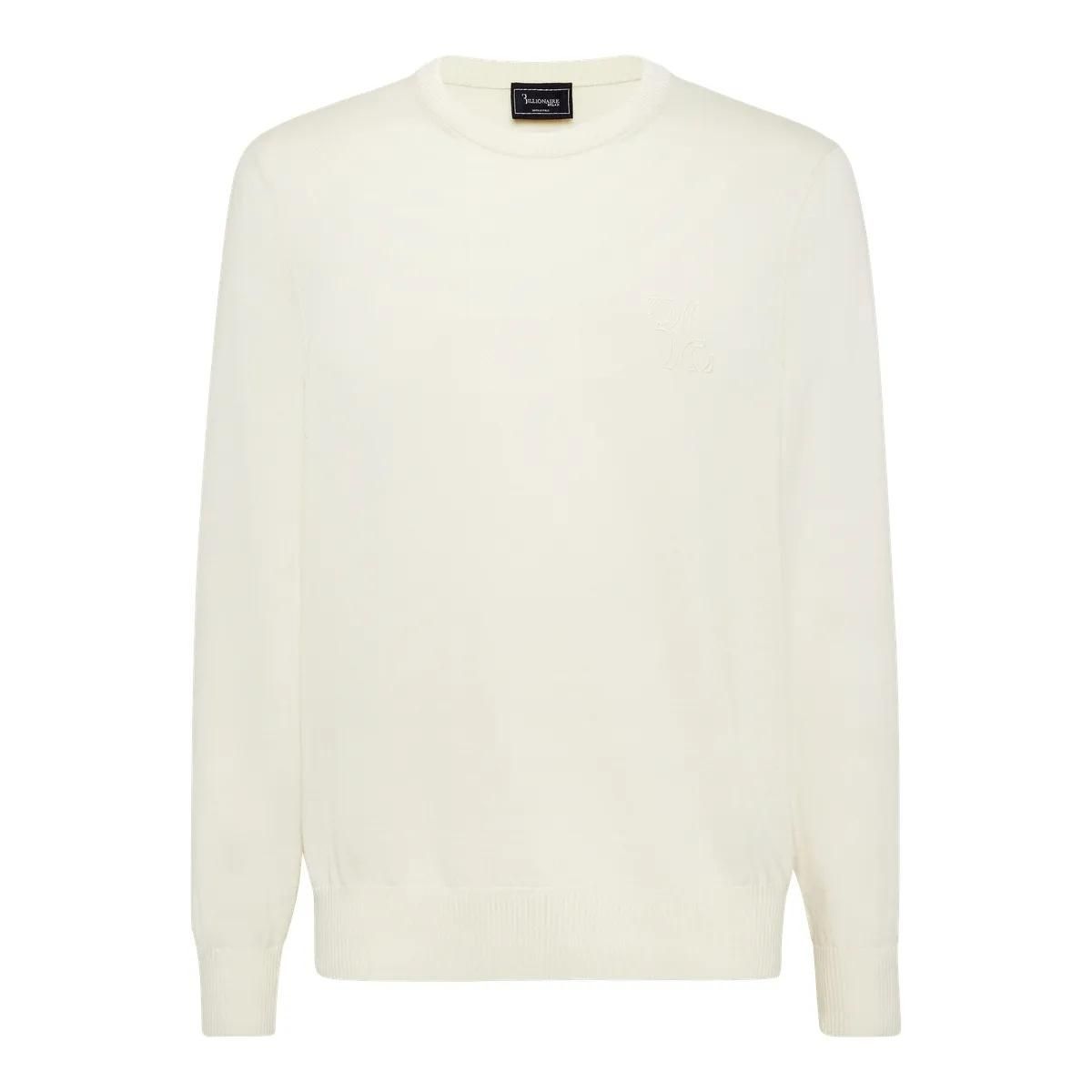 Klassischer Kaschmir-Pullover mit Rundhalsausschnitt