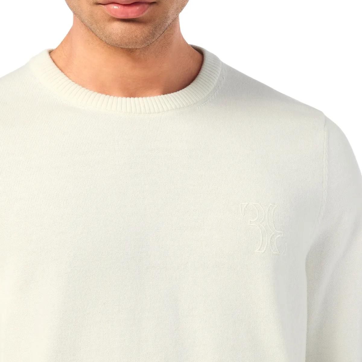 Klassischer Kaschmir-Pullover mit Rundhalsausschnitt