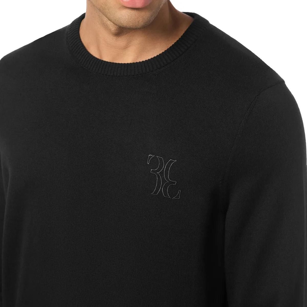 Klassischer Kaschmir-Baumwoll-Strickpullover