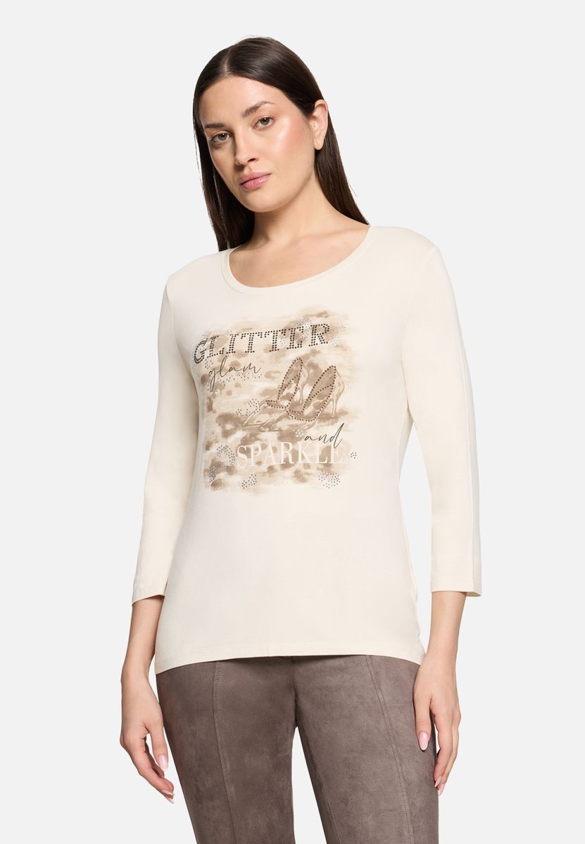 Basic Shirt mit Placement