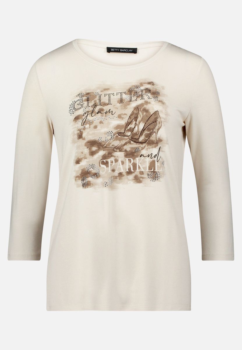 Basic Shirt mit Placement
