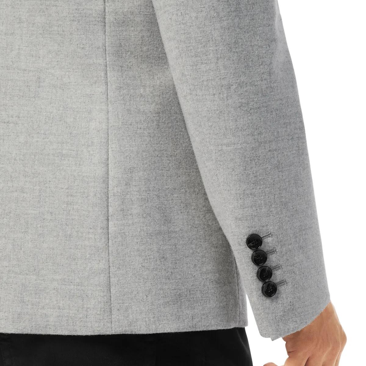 Blazer mit Kapuze aus Wollmischung