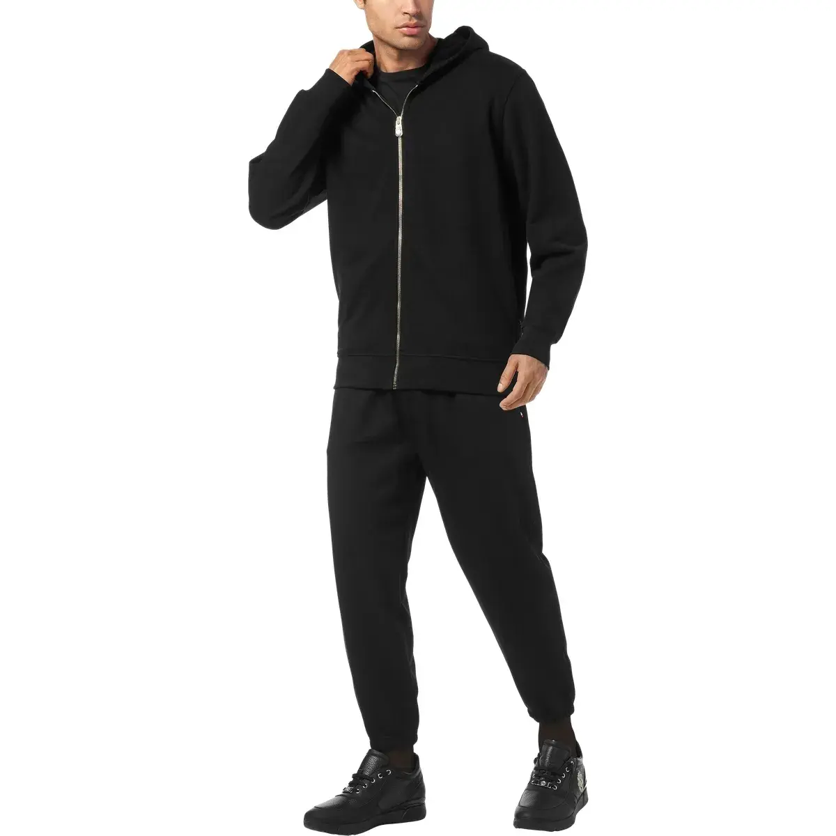 Fleece Hoodie Jacke mit Reißverschluss