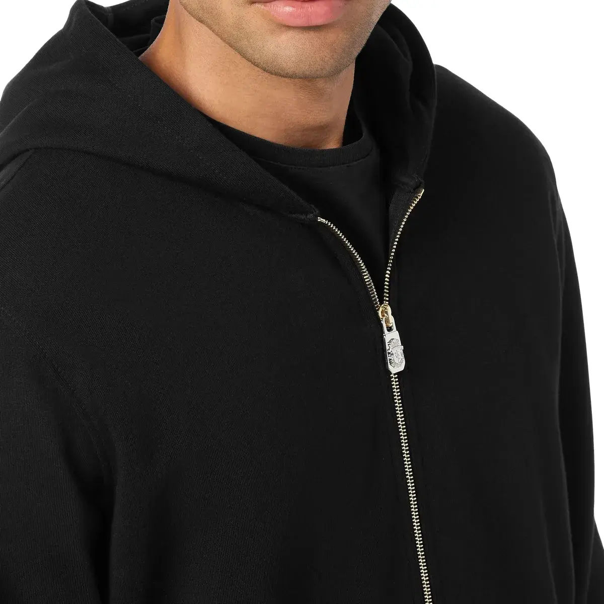 Fleece Hoodie Jacke mit Reißverschluss