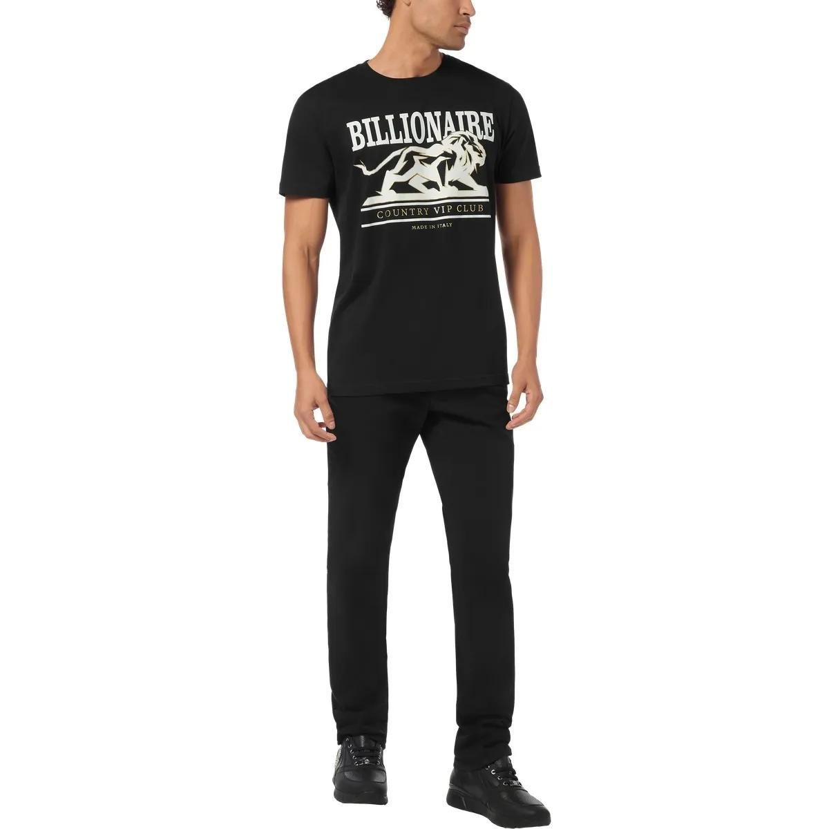 BILLIONAIRE - T-Shirt Rundhalsausschnitt Ss Lion - Größe 3XL - schwarz