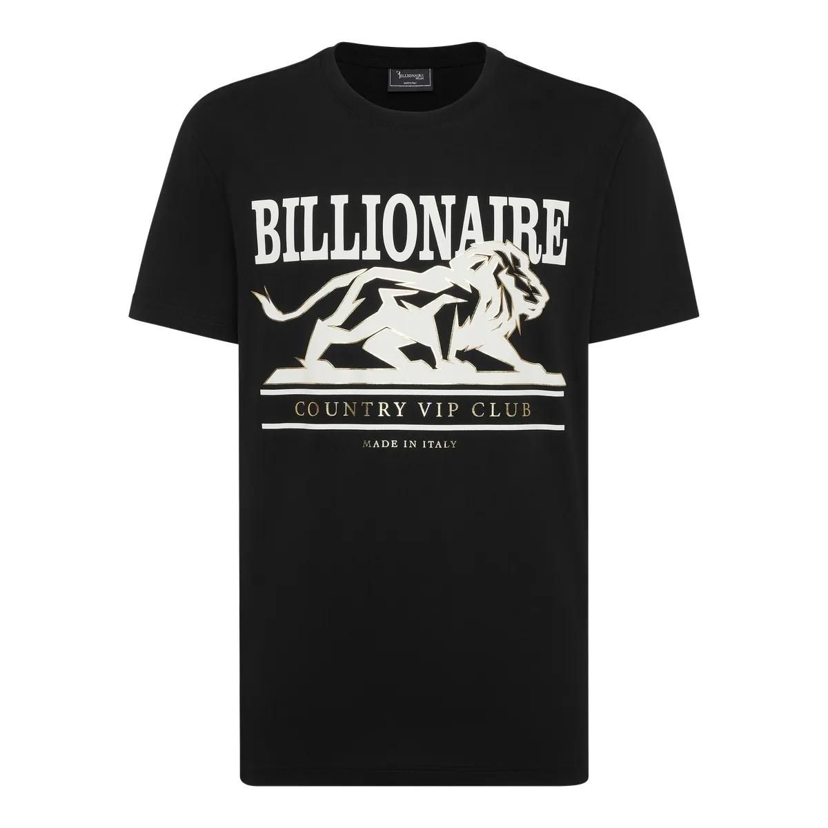 BILLIONAIRE - T-Shirt Rundhalsausschnitt Ss Lion - Größe 3XL - schwarz
