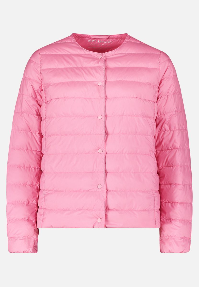 Kragenlose Steppjacke mit Daunen