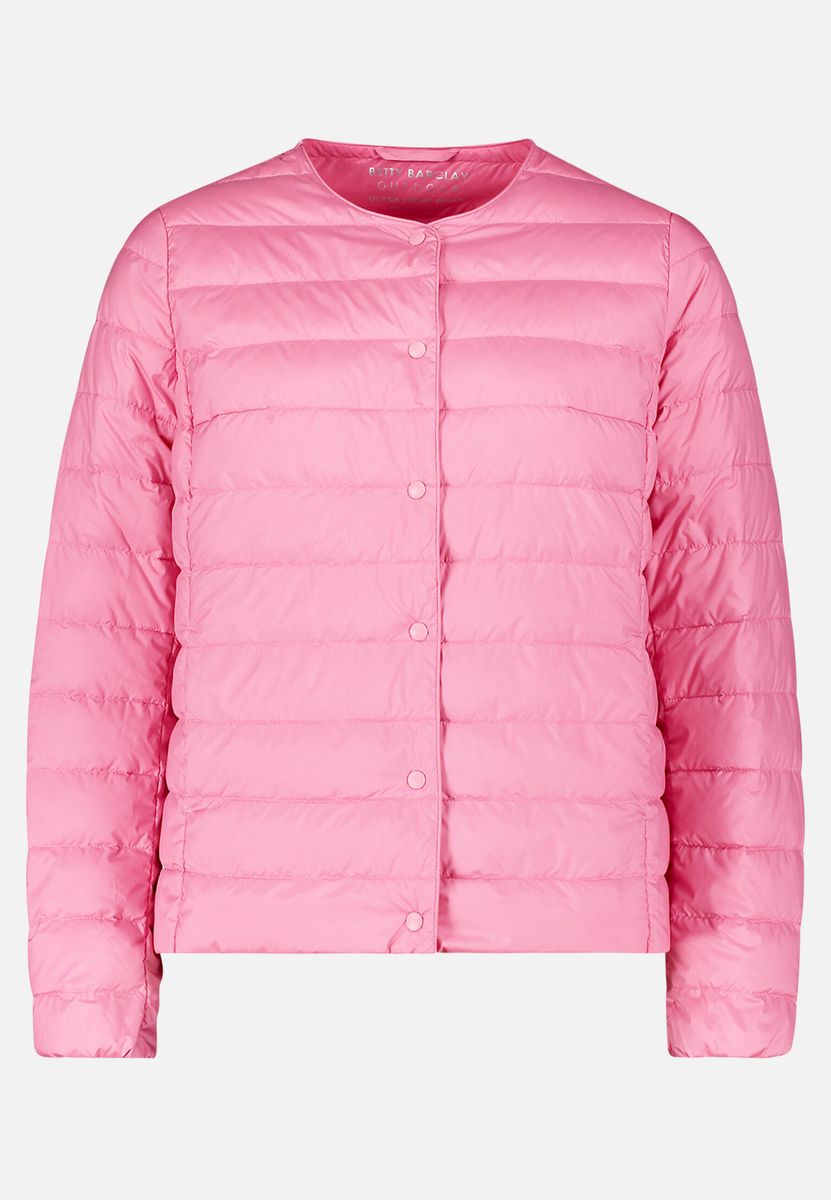 Kragenlose Steppjacke mit Daunen