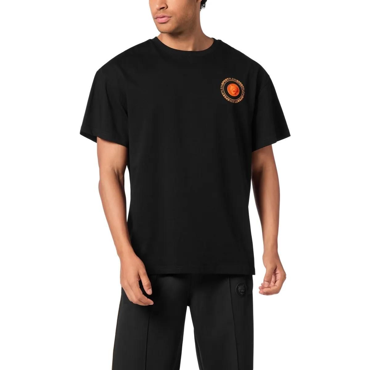 T-Shirt mit Rundhalsausschnitt und lockerer Passform