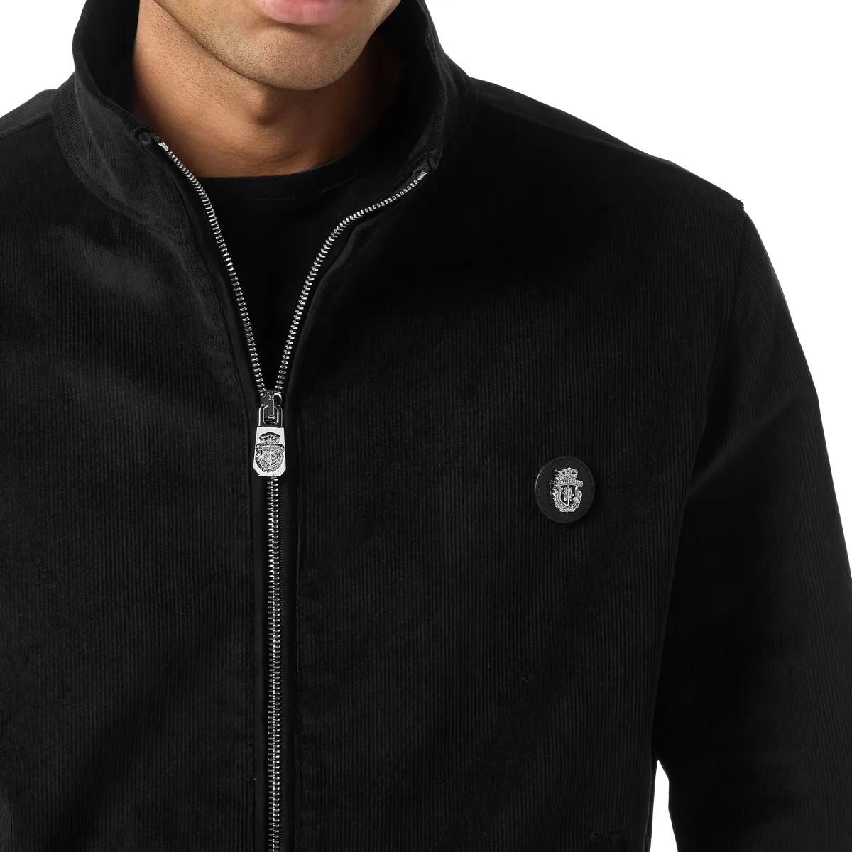 Cordjacke mit Reißverschluss