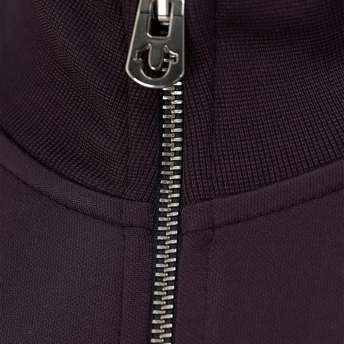 Trainingsjacke mit Streifenärmeln und Reißverschluss