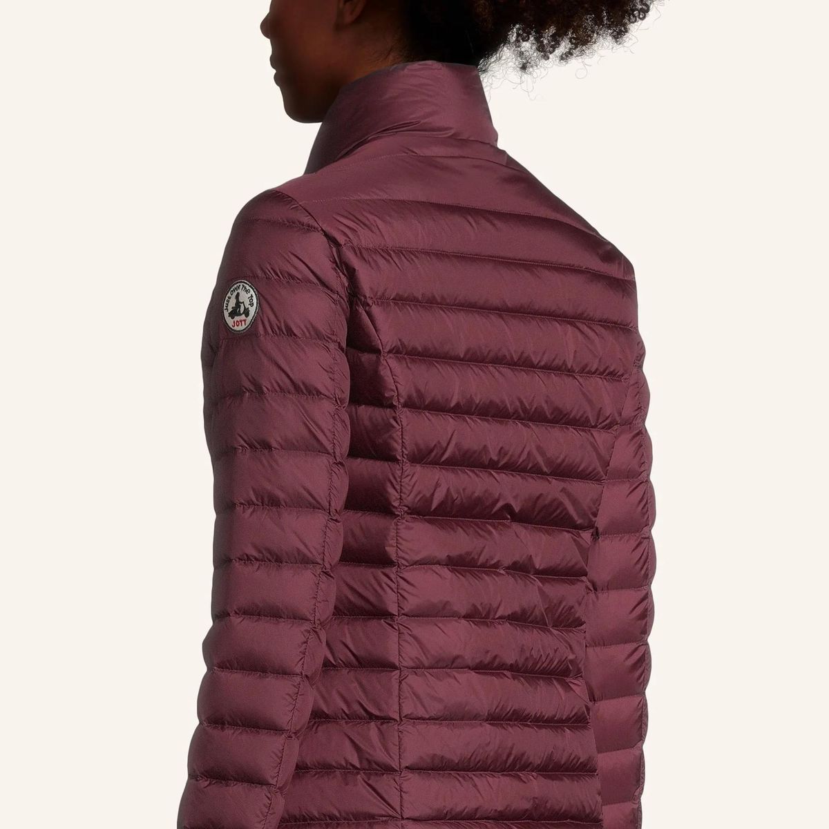 Leichte Stepp-Daunenjacke mit Kragen