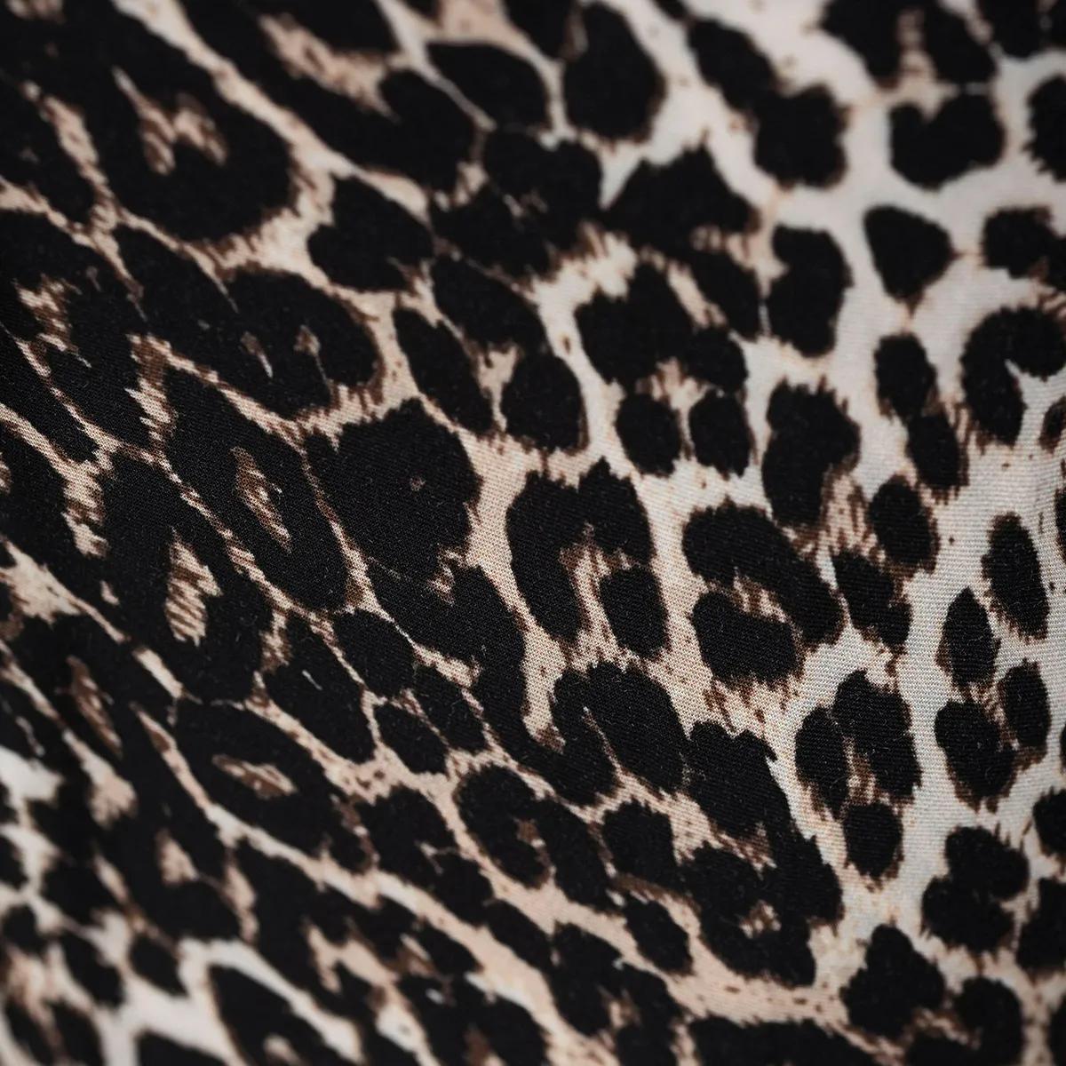 Leopardenmuster Maxi-Rock