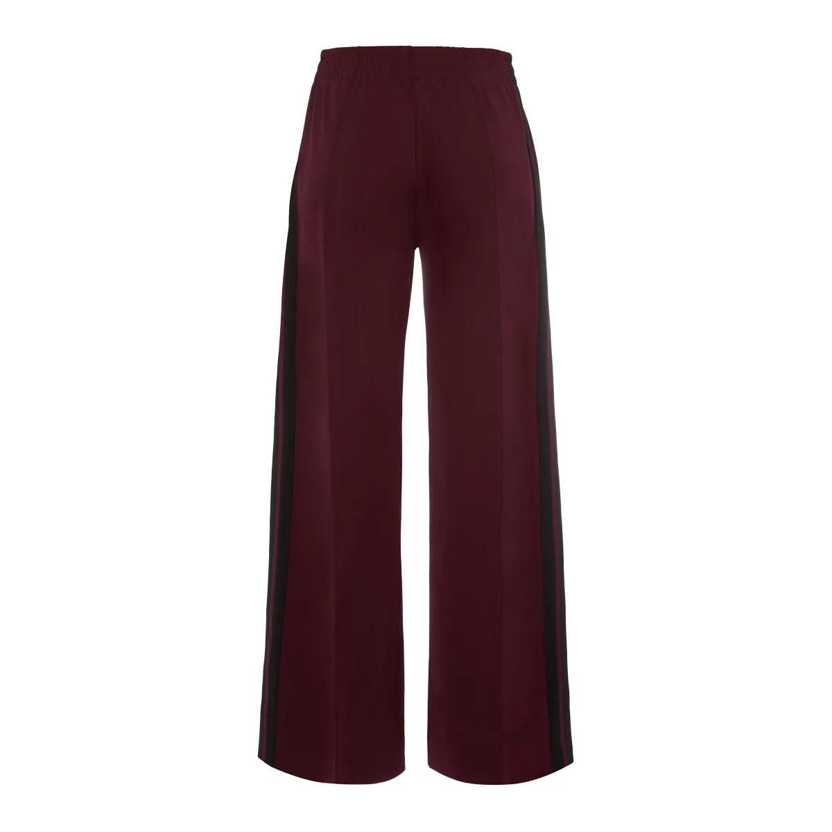 Elegante, Weitgeschnittene Hose mit Seitenstreifen