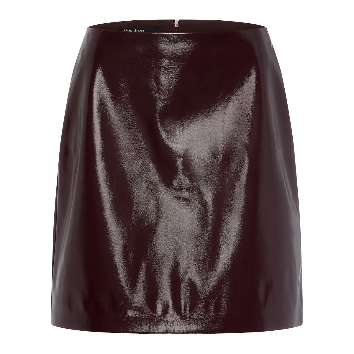 Ausgefallener Minirock aus Kunstleder